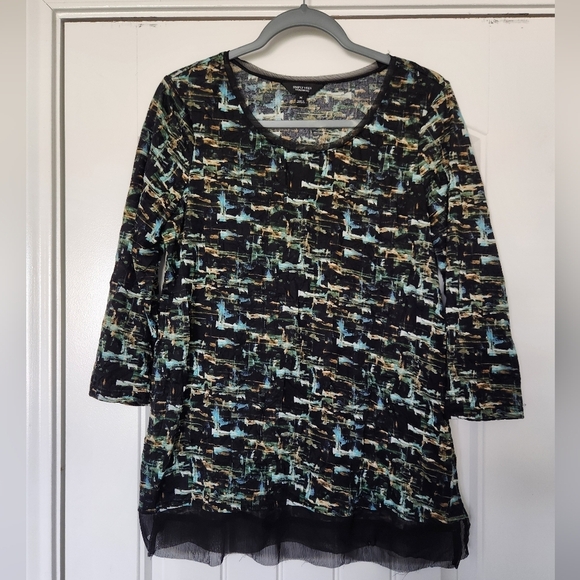 Simply Vera Vera Wang Tops - Simply Vera Patterned Blouse
